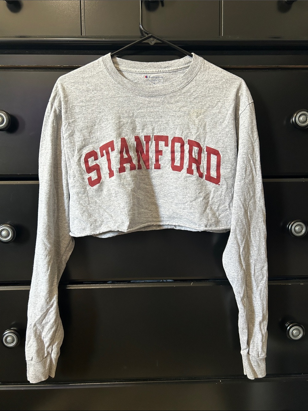 Cropped Long-Sleeve Tee